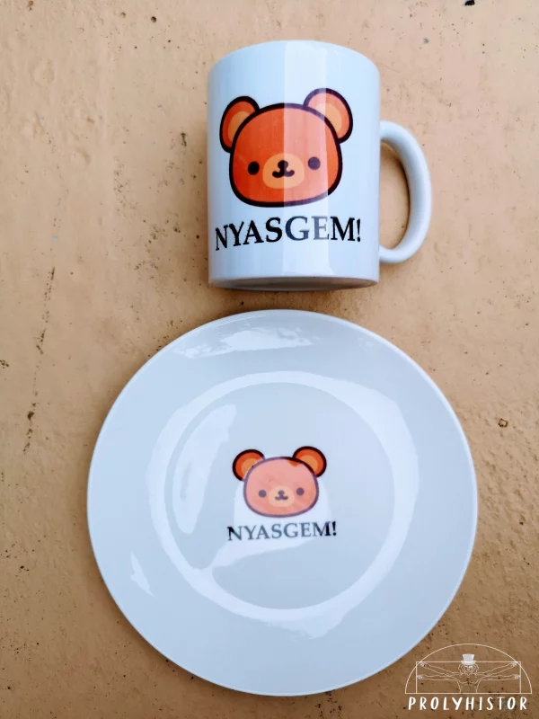 Nyasgem! (macis) -reggeliző szett