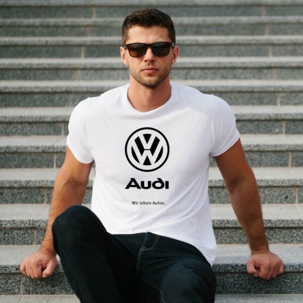 Majdnem - Audi WIR LEBEN AUTOS - unisex póló