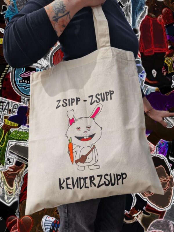 Zsipp-Zsupp Kenderzsupp - kézzel festett táska