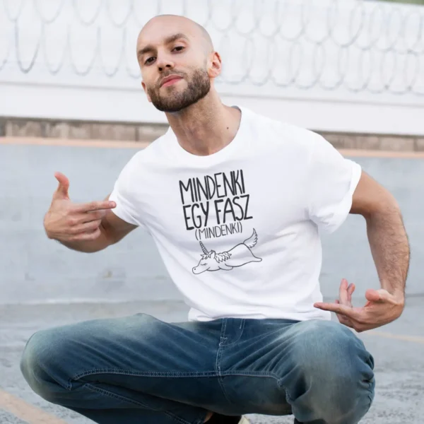 Mindenki egy fasz (mindenki) - unisex póló