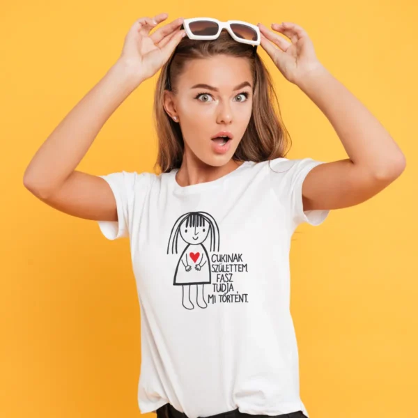 Cukinak születtem, fasz tudja mi történt - unisex póló