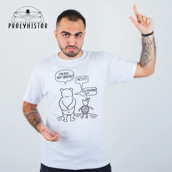 Milyen nap?  Micimackó (unisex póló)