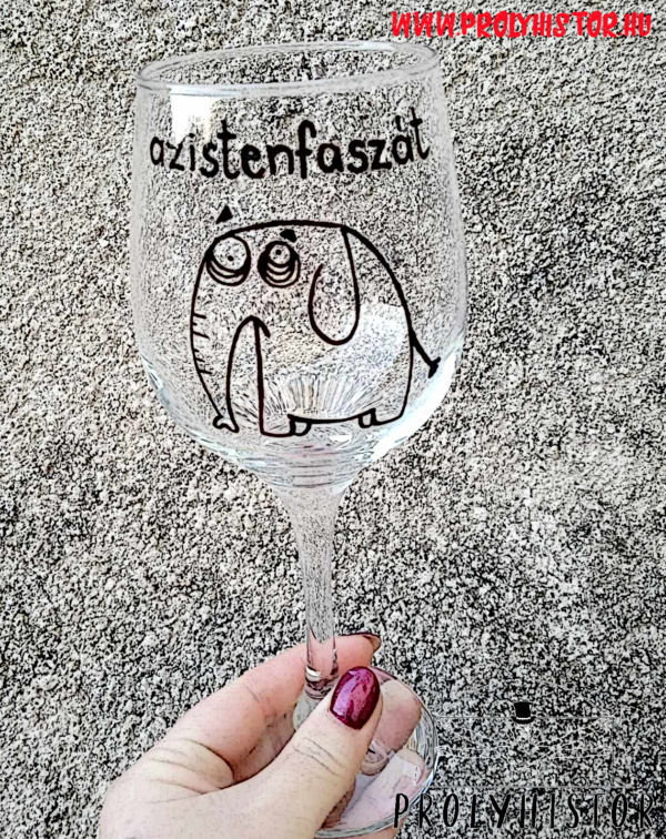 Azistenfaszát - borospohár