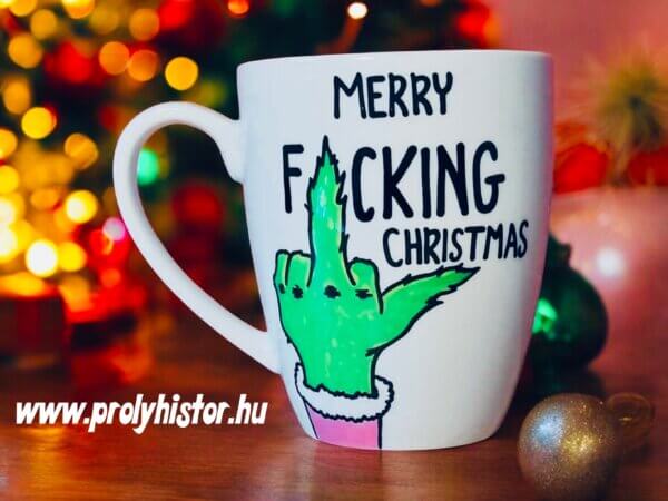Merry fucking christmas (bögrécske)