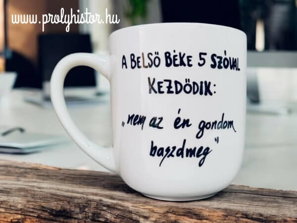 A belső béke 5 szóval kezdődik