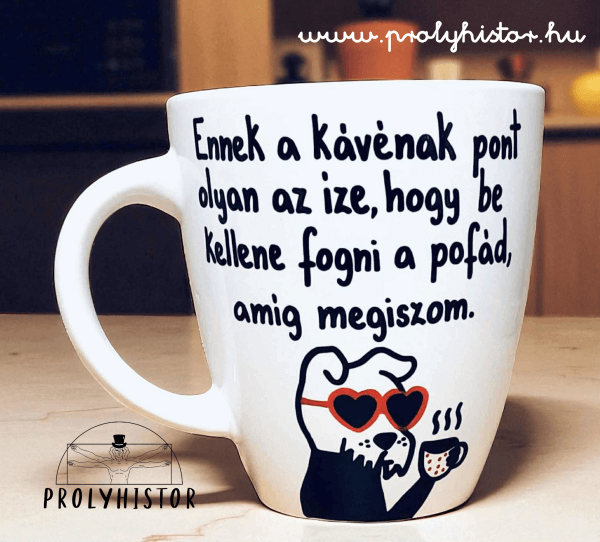 Ennek a kávénak pont olyan az íze, hogy...