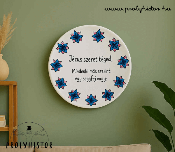 Jézus szeret téged. Mindenki más szerint egy seggfej vagy.