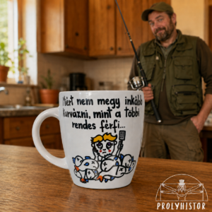 Horgász bögre