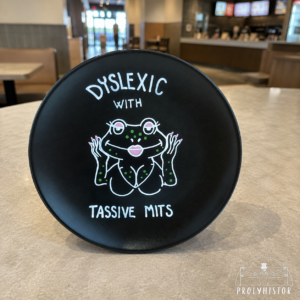 Dyslexic with tassive mits