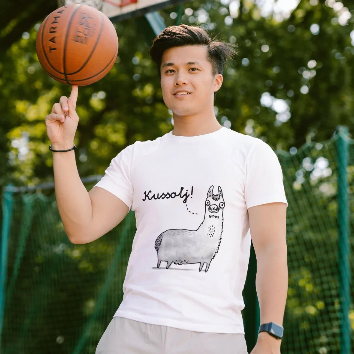 Kussolj! (láma) - unisex póló