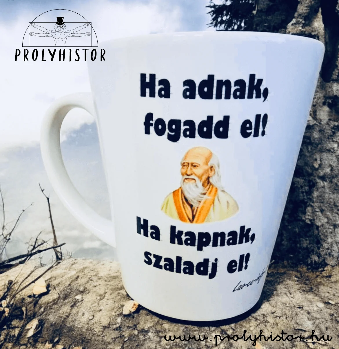 Ha adnak, fogadd el! Ha kapnak, szaladj el! (Lao-ce latte)