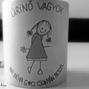 Úrinő vagyok, aki néha geci csúnyán beszél (hőre változó varázs bögre)