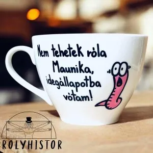 Nem tehetek róla Maunika, idegállapotba vótam.